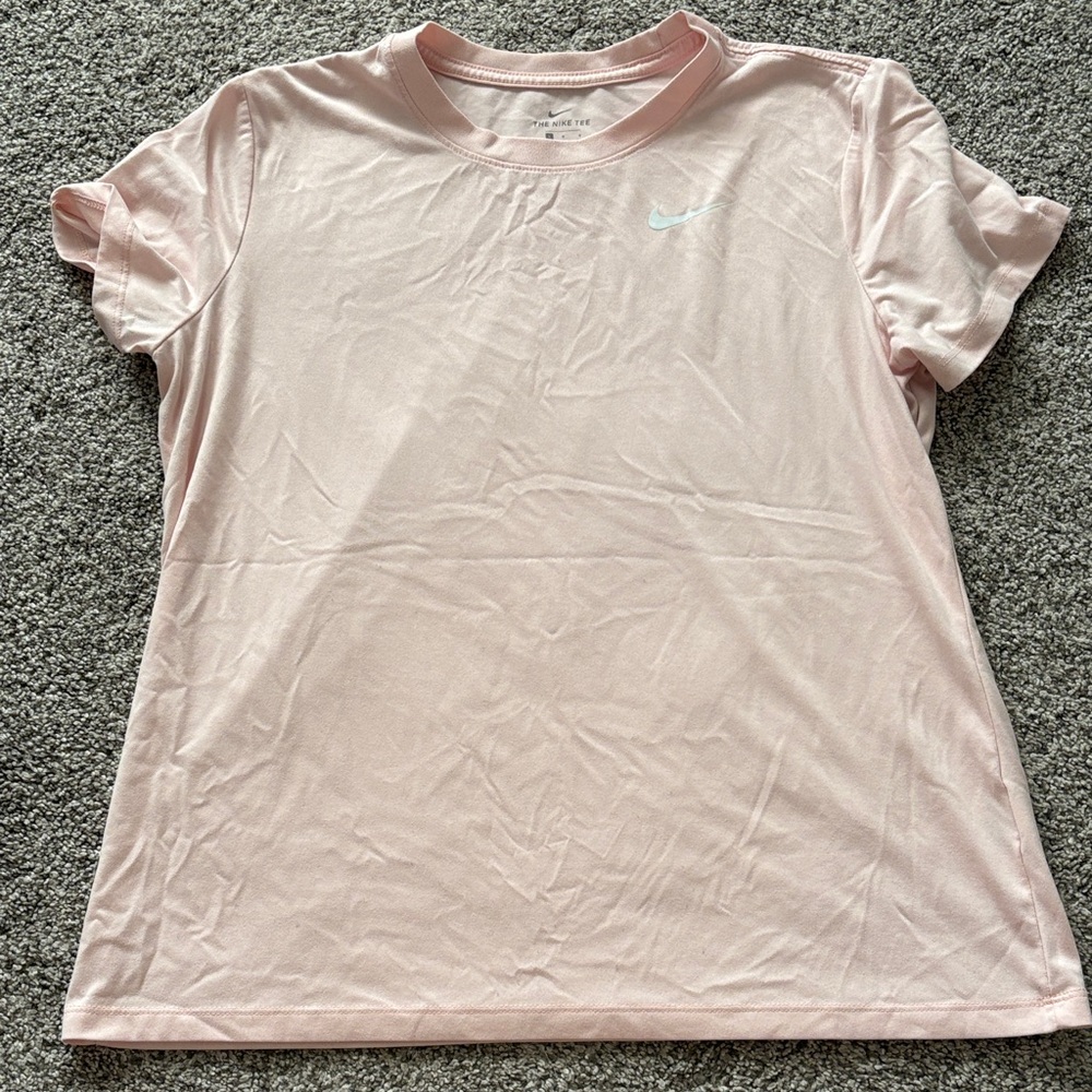 Nike Women's Light Pink Short Sleeve Tee